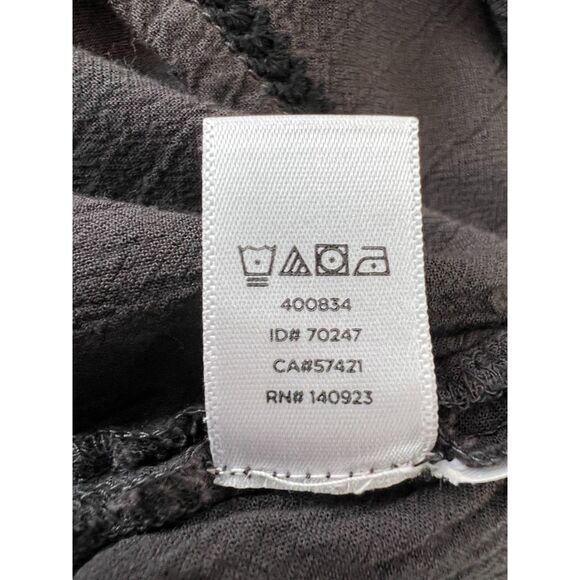 Lou & Grey Women's Gray Faded Black V Neck Flowy Swing Sleeveless Dress Size XS - Picture 6 of 10